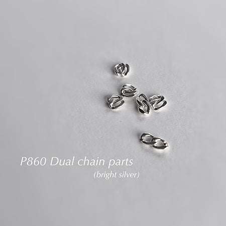 ◆ NOVEL P860 Dual chain parts Novel Dual Chain Parts (Bright Silver)