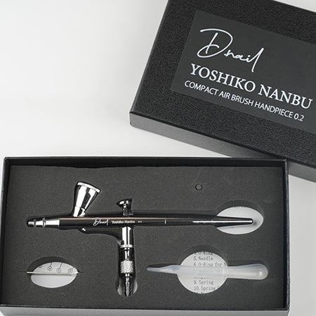 D. Nail x Yoshiko Nanbu Compact Airbrush Handpiece 0.2 Silver