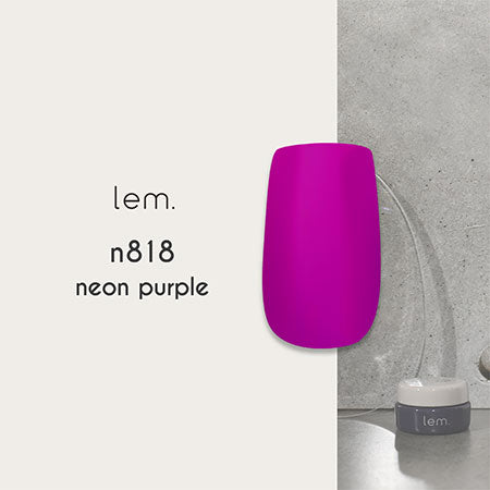 lem. Color Gel N818 Neon Purple 3g