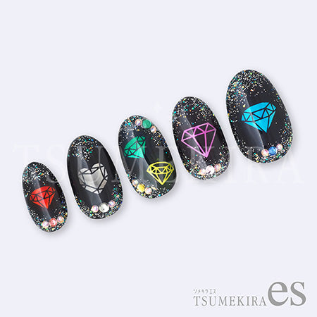 Tsumekira es (S) Produced by Hayato Shiomi Shiny Stone Aurora ES-SOM-008 (For gel only)