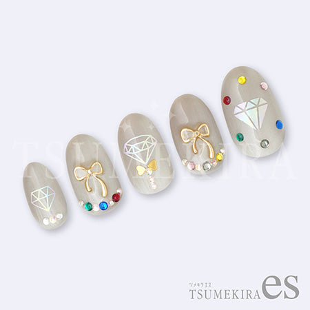 Tsumekira es (S) Produced by Hayato Shiomi Shiny Stone Aurora ES-SOM-008 (For gel only)