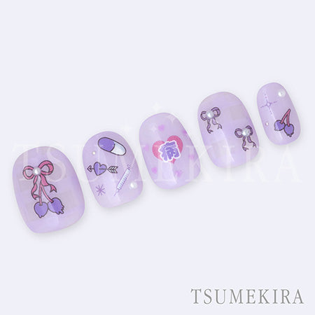 Tsumekira Nakayama Chieko Produced YAMIKAWAII Sickly cute minefield nails NN-NAC-002