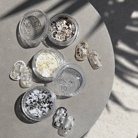 ◆ NOVEL H365 Kukkanen flake (lime white)