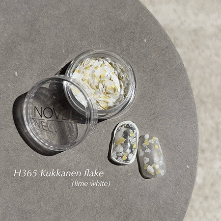 ◆ NOVEL H365 Kukkanen flake (lime white)