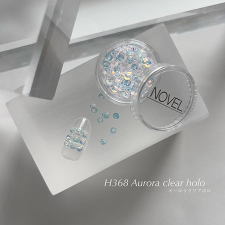 ◆NOVEL H368 Aurora clear holo 0.8g