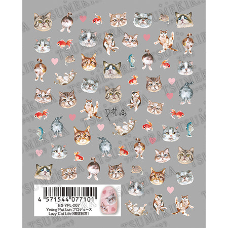TSUMEKIRA es (S) Yeung Pui Lun produced Lazy Cat Life (Lazy Cat Life) ES-YPL-007