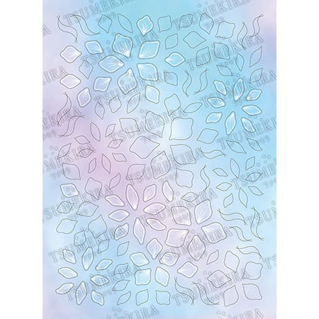 TSUMEKIRA Aurora Holo Aurora Film Sticker Aurora Flower (Aurora Flower) Supervised by ROZABELLA Eri OH-ROE-001