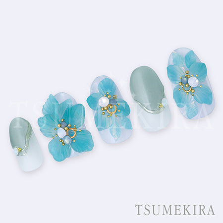 TSUMEKIRA Aurora Holo Aurora Film Sticker Aurora Flower (Aurora Flower) Supervised by ROZABELLA Eri OH-ROE-001