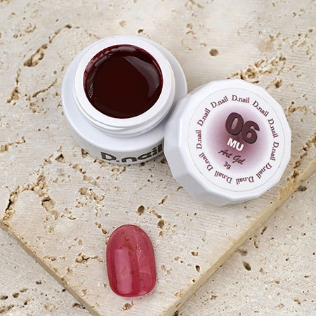 D. nail art gel (extreme gel) MU06 Bordeaux 3g