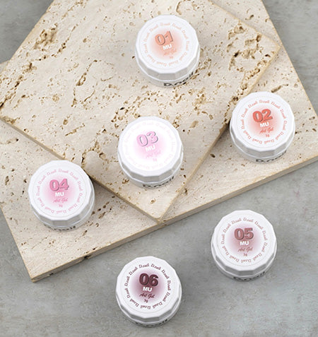 D. nail Art Gel (Extreme Gel) MU01-06 6-color set