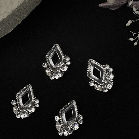 D. nail Bijou Charm Collection Diamond Silver