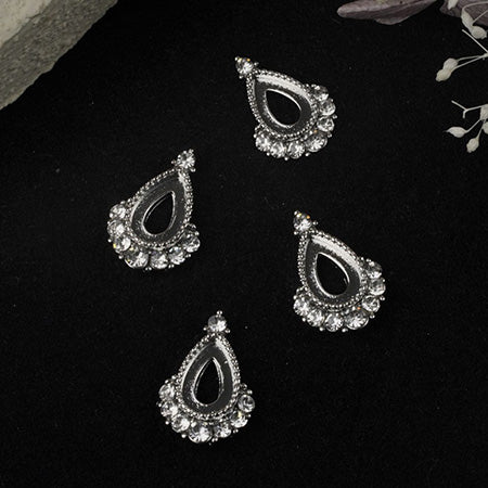 D. nail Bijou Charm Collection Drop Silver