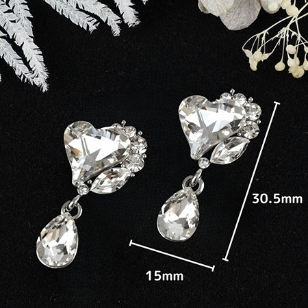 D. nail x Ayaka Shinohara produced Diamond Collection-heart-Silver