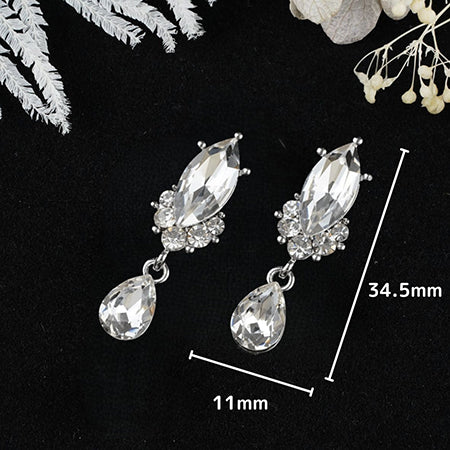 D. nail x Ayaka Shinohara produced Diamond Collection - Tear Drop - Silver