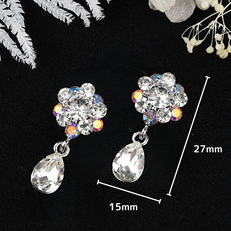 D. nail x Ayaka Shinohara produced Bijou Charm Collection - Fleur - Silver (Aurora)