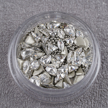 D. nail Arrange Stone Clear