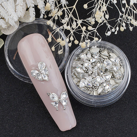 D. nail Arrange Stone Clear