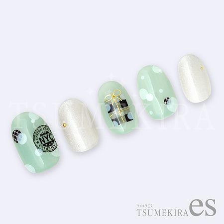 TSUMEKIRA es (S) Sheer Dot White ES-DOT-008