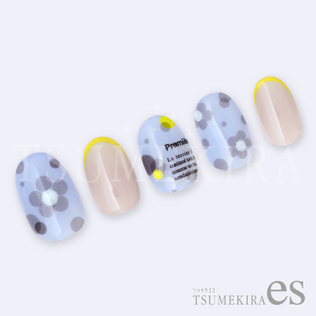 TSUMEKIRA es (S) Sheer Dot Black ES-DOT-009