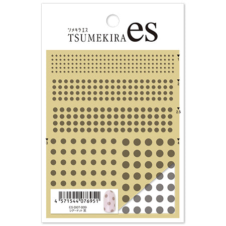 TSUMEKIRA es Sheer Dot Black ES-DOT-009