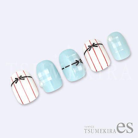 TSUMEKIRA es Ribbon French Line Black ES-RBN-005