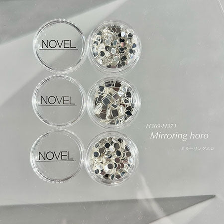 NOVEL H371 Mirroring Holo (Heart) 1.2g Novel Mirroring Holo (Heart)