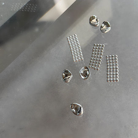 ◆NOVEL P871 Silver material mix Novel Silver Material Mix