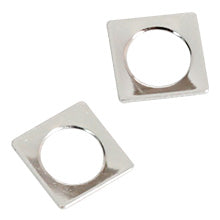 SHAREYDVA Studs Square Mid -out (Round) 4mm 50p Silver