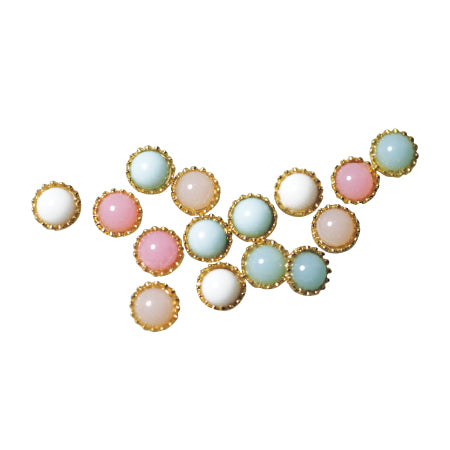 SHAREYDVA Jewel Sugar Stone Pastel Mix 15P