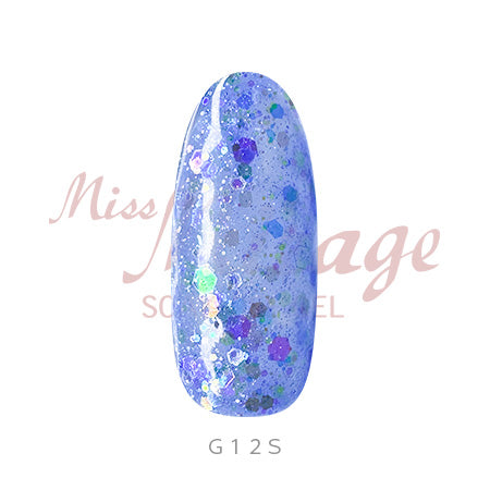 Miss Mirage Soke Off Gel G12S L Aurora Marine Blue 2.5g