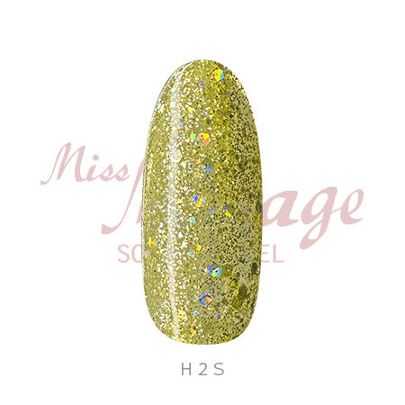 Miss Mirage Soke Off Gel H2S Hologram Yellow 2.5g