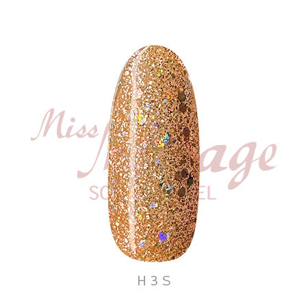 Miss Mirage Soke Off Gel H3S Hologram Bronze 2.5g