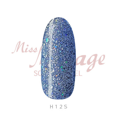 Miss Mirage Soke Off Gel H12S Hologram Marine Blue 2.5g