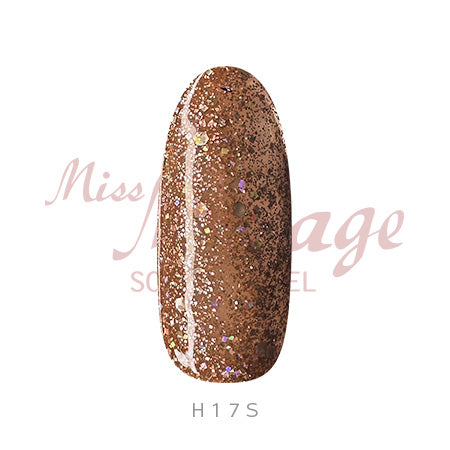 Miss Mirage Soke Off Gel H17S Hologram Brown 2.5g