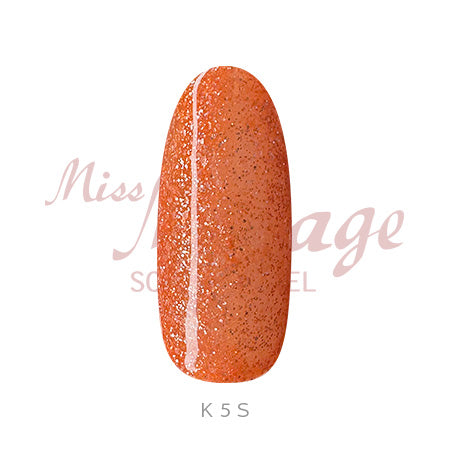 Miss Mirage Soke Off Gel K5S Shiny Aprecot 2.5g