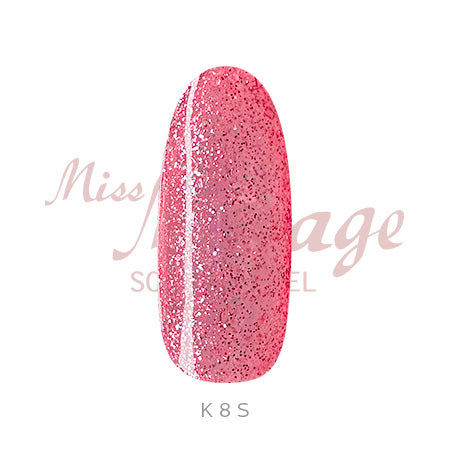 Miss Mirage Soke Off Gel K8S Shiny Cherry Pink 2.5g