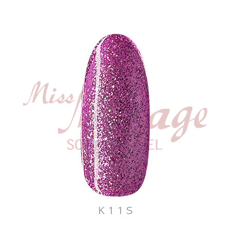 Miss Mirage Soke Off Gel K11S Shiny Las Berry 2.5g