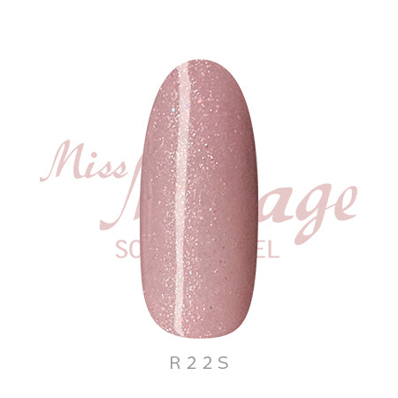 Miss Mirage Soke Off Gel R22S Pearl Aurora Antique Pink 2.5g