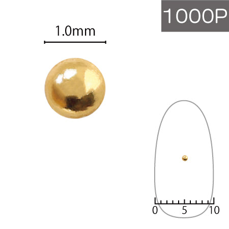 SHAREYDVA Studs 1.0mm 1000P Gold