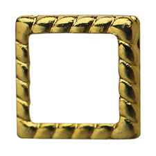 SHAREYDVA Rope Frame Square 3mm (outer dimension 4.5mm) 50P gold