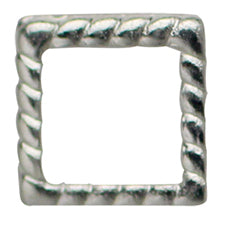 SHAREYDVA Rope Frame Square Central 3mm (outer dimension 4.5mm) 50P Silver