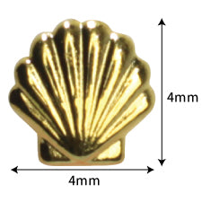 SHAREYDVA Metal Shell 4mm 30p Gold