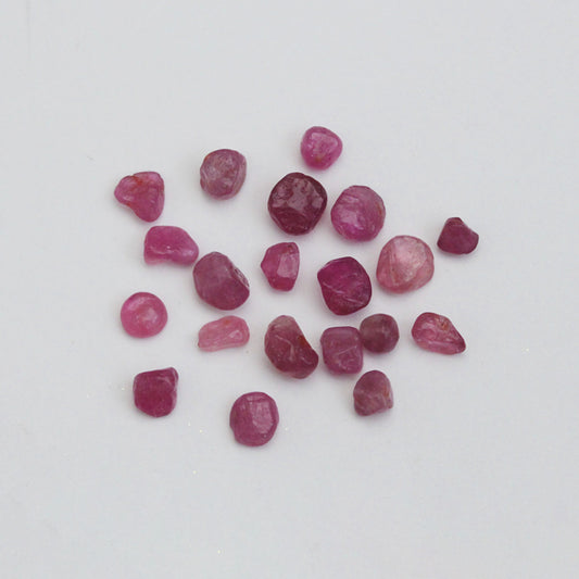 SHAREYDVA Nail Parts Natural Stone Pink Tourmaline 20P