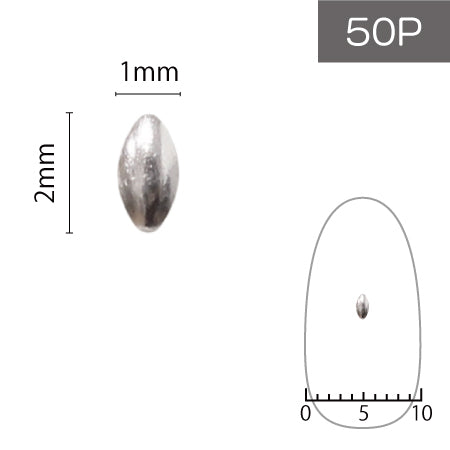 SHAREYDVA mini -leaf silver 50P