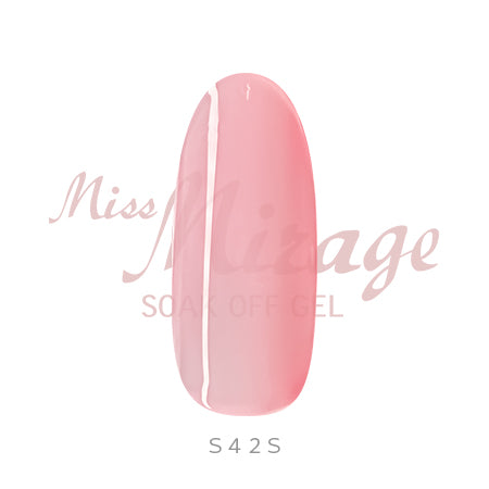 Miss Mirage Soke Off Gel S42S Millefe Yustra Berry Pink 2.5g