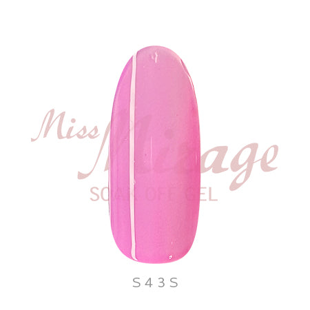 Miss Mirage Soke Off Gel S43S Millefeu Yucheri Pink 2.5g