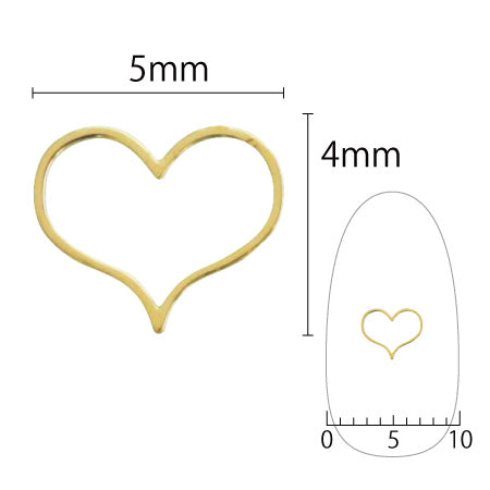 SHAREYDVA Soft Betty Heart 5mm Gold Sight