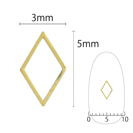 SHAREYDVA Soft Diamond 3 �~ 5mm Gold Fine