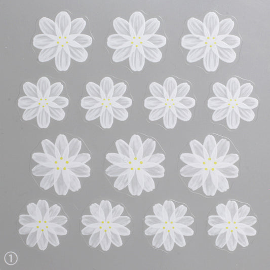 SHAREYDVA Nail Seal French Flower